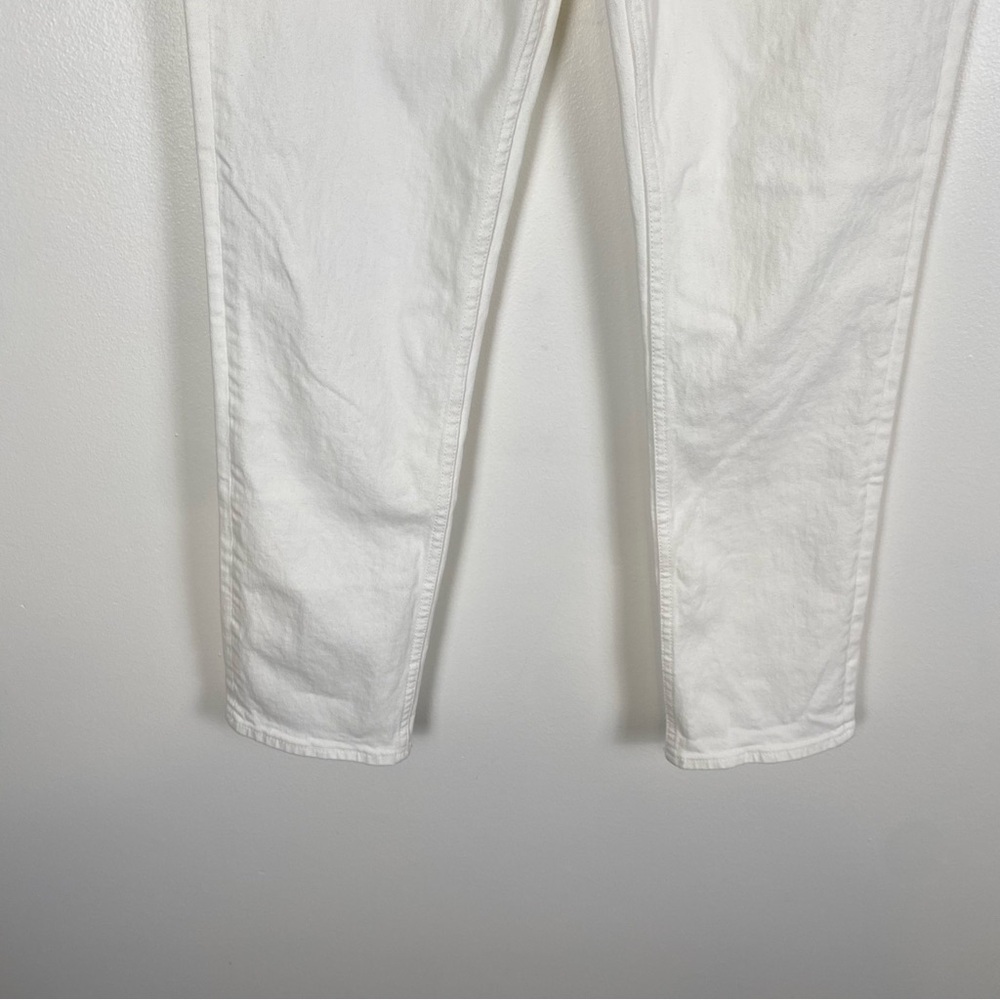 Driftwood Stella Jeans Womens 27" x 29" White High Rise Straight Leg Ankle Boho - Picture 5 of 13